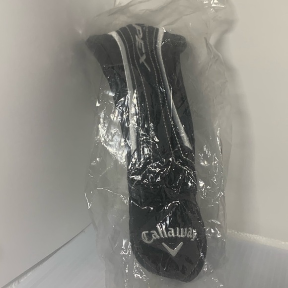 NEW** Men’s Callaway Apex Fairway Wood Black & White Golf Club Head Cover 2H - Picture 2 of 2